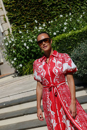 Marley Dress- Ruby Antique - Presence Hamilton