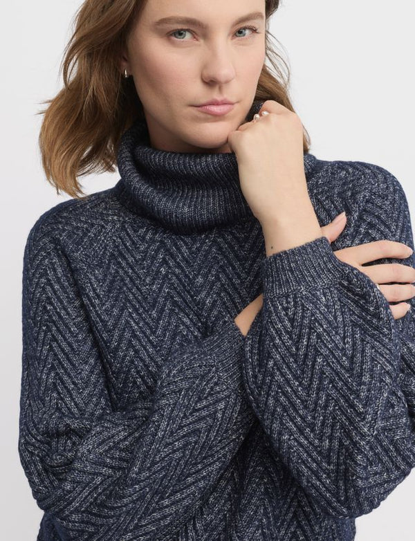 Hudson Knit - Navy - Presence Hamilton
