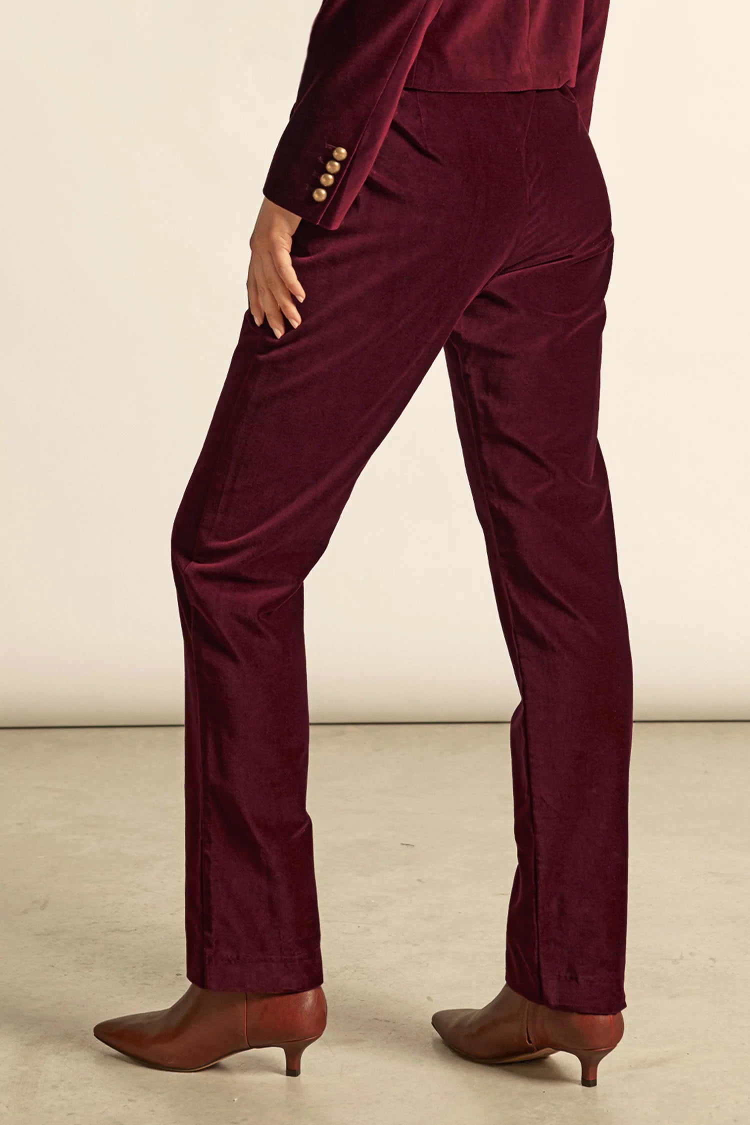 Noble Pant- Berry - Presence Hamilton