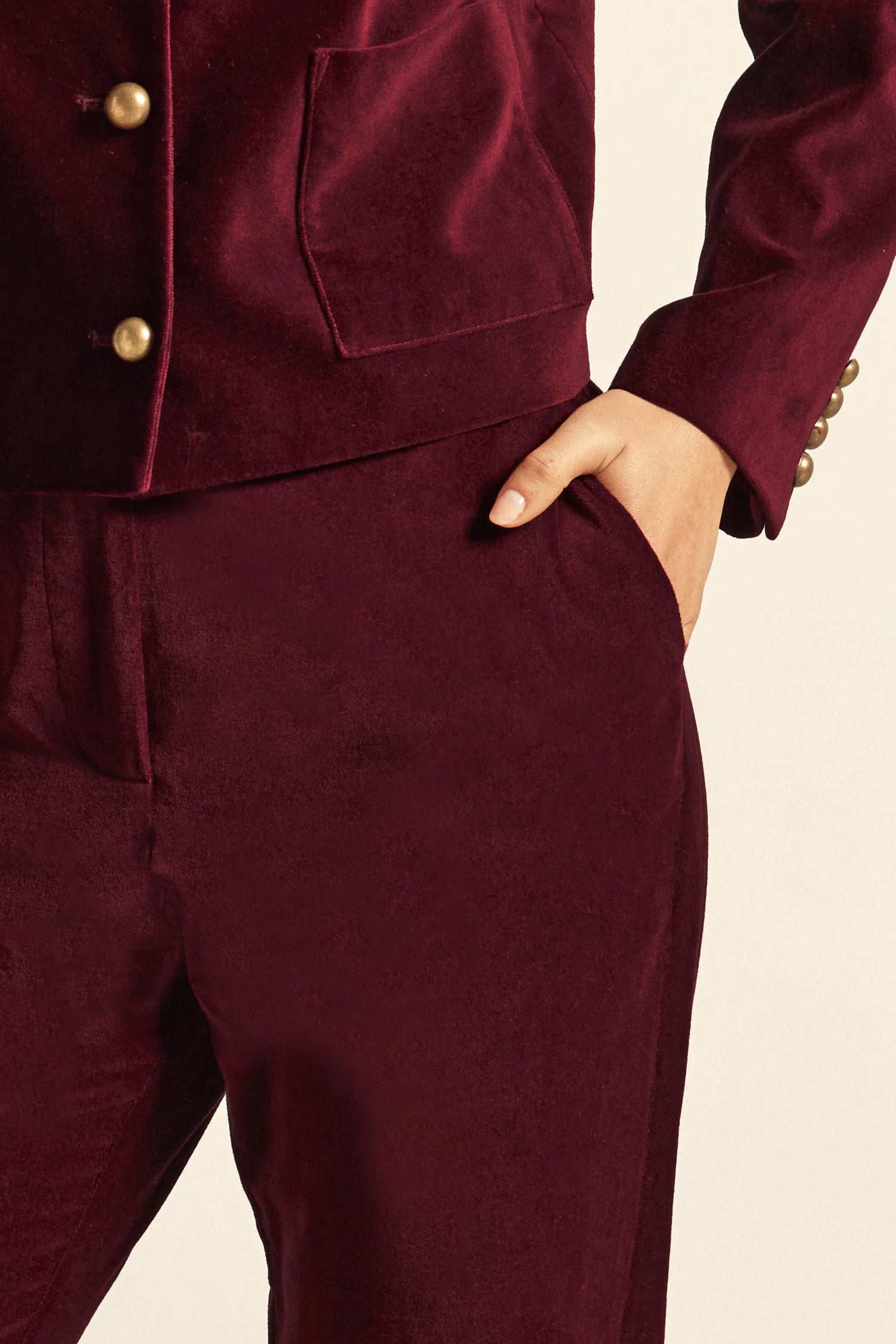 Noble Pant- Berry - Presence Hamilton