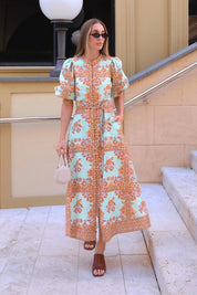 Envelop Dress - Spring Glow