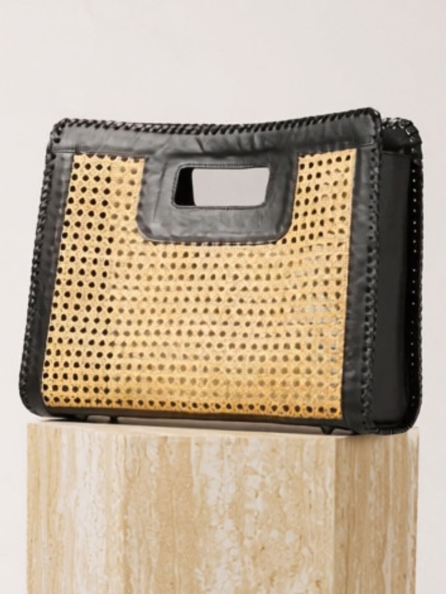 Stitch Edge Tote - Onyx - Large