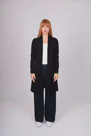 Emily Edge To Edge Cardi - Black - Presence Hamilton