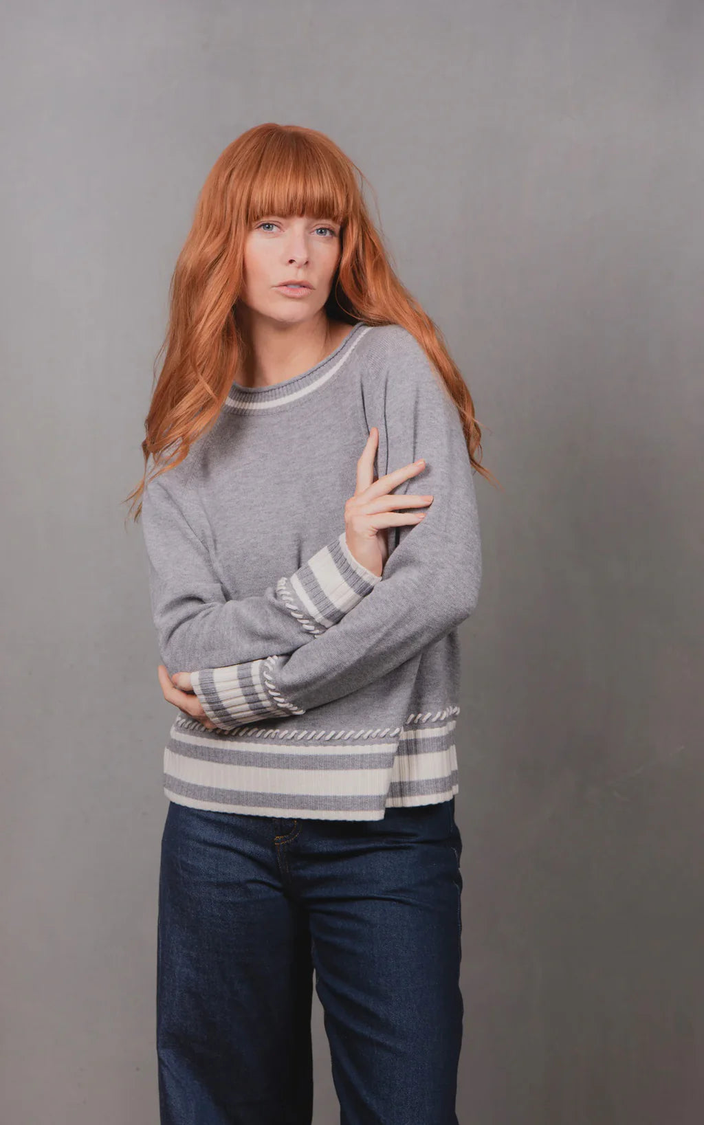 BL6610_Stripe_Trim_Raglan_Pullover_Mid_Grey_Ivory_1.webp