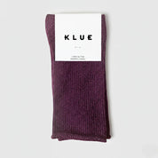 KLUE Glitter Lurex Socks - Burgundy