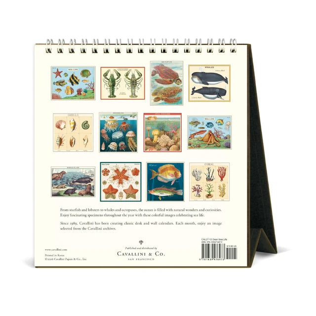 Desk Calendar- Sea Life