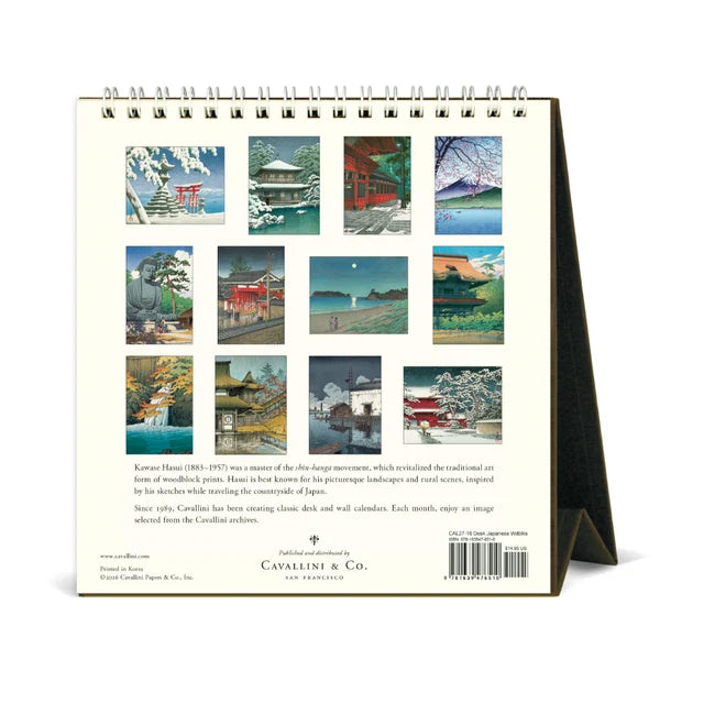 Desk Calendar-Japanese Woodblocks
