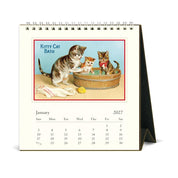 Desk Calendar- Vintage Cats