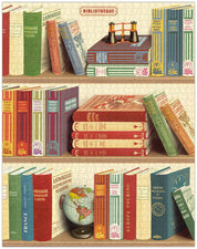 Vintage Puzzle- Library Books