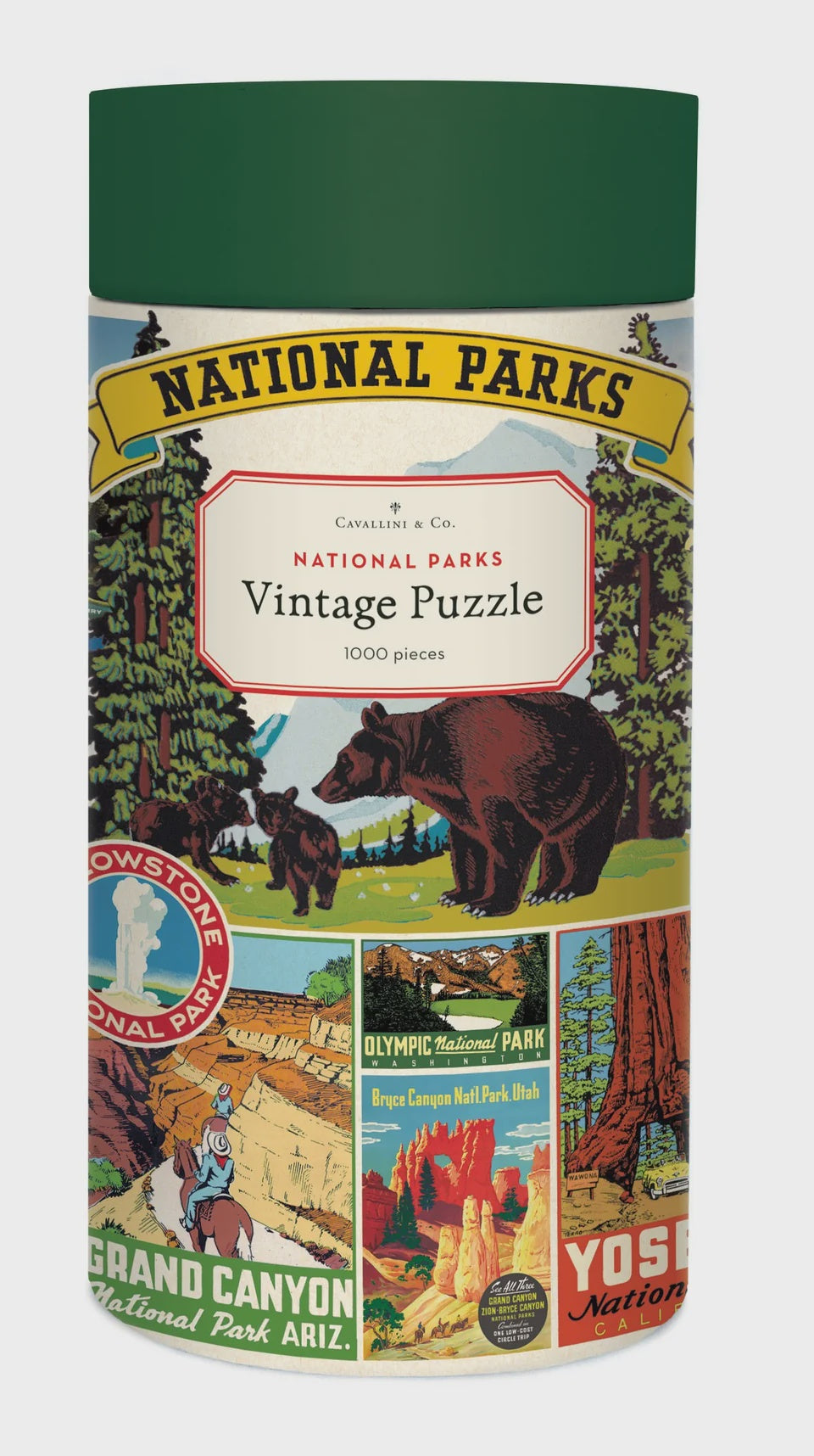 Vintage Puzzle- National Parks