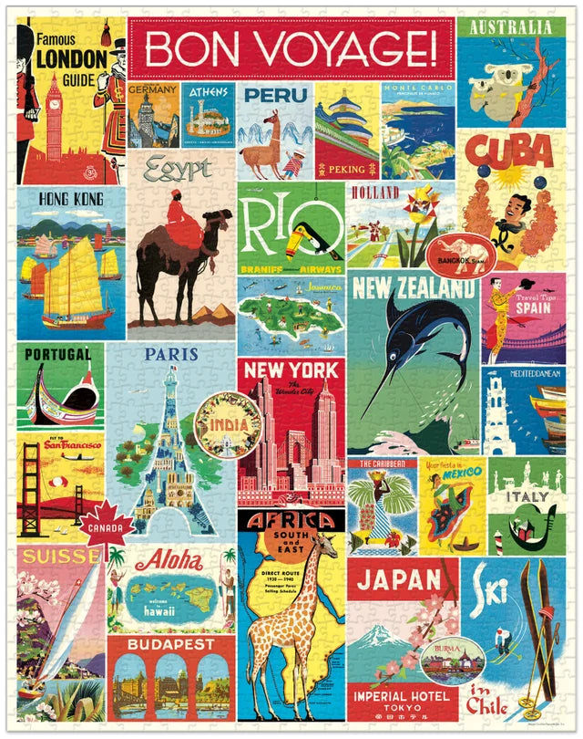 Vintage Puzzle - Vintage Travel