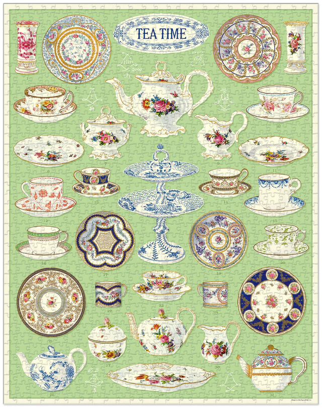 Vintage Puzzle- Tea Time
