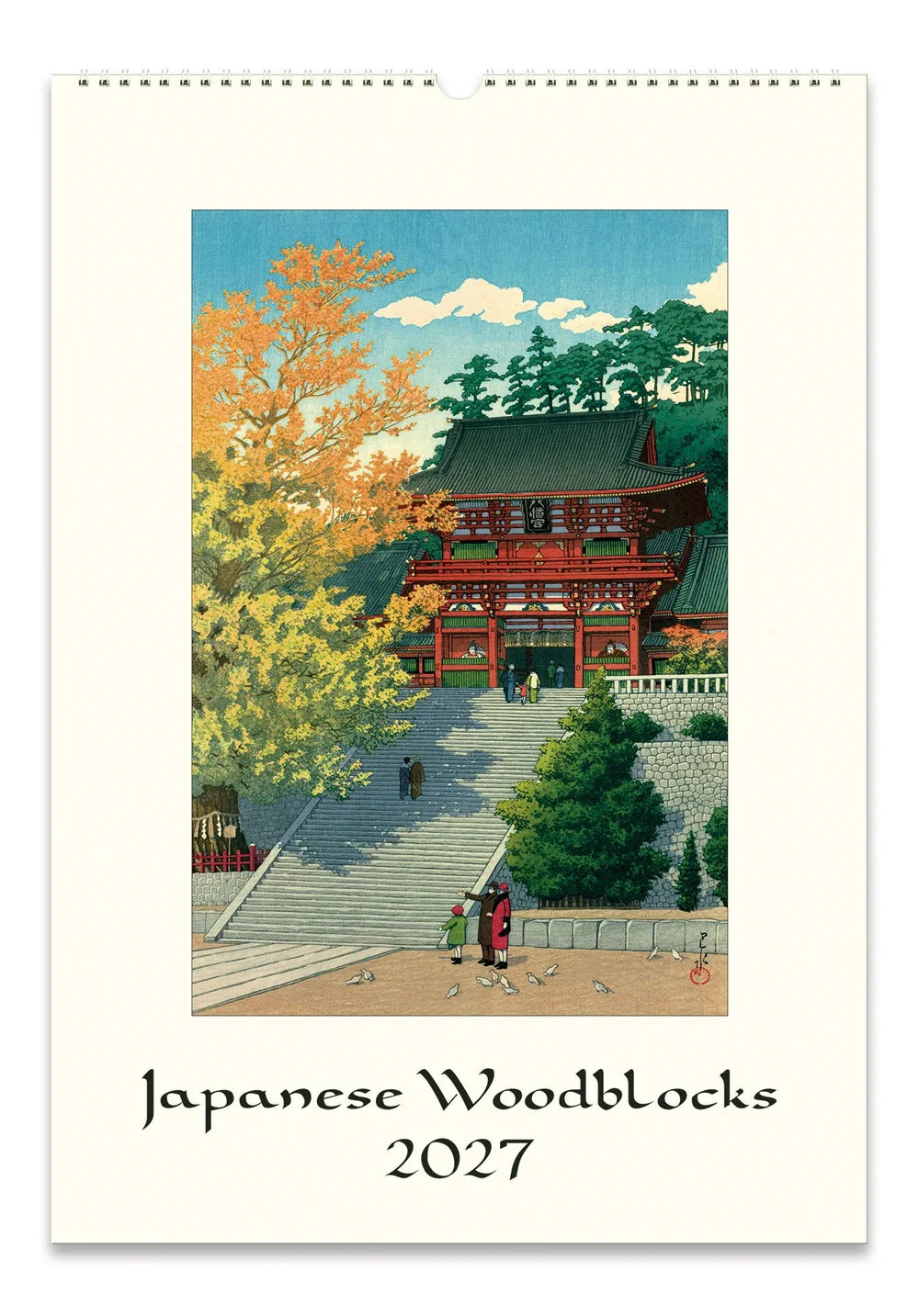 Wall Calendar- Japanese Woodblock - Presence Hamilton