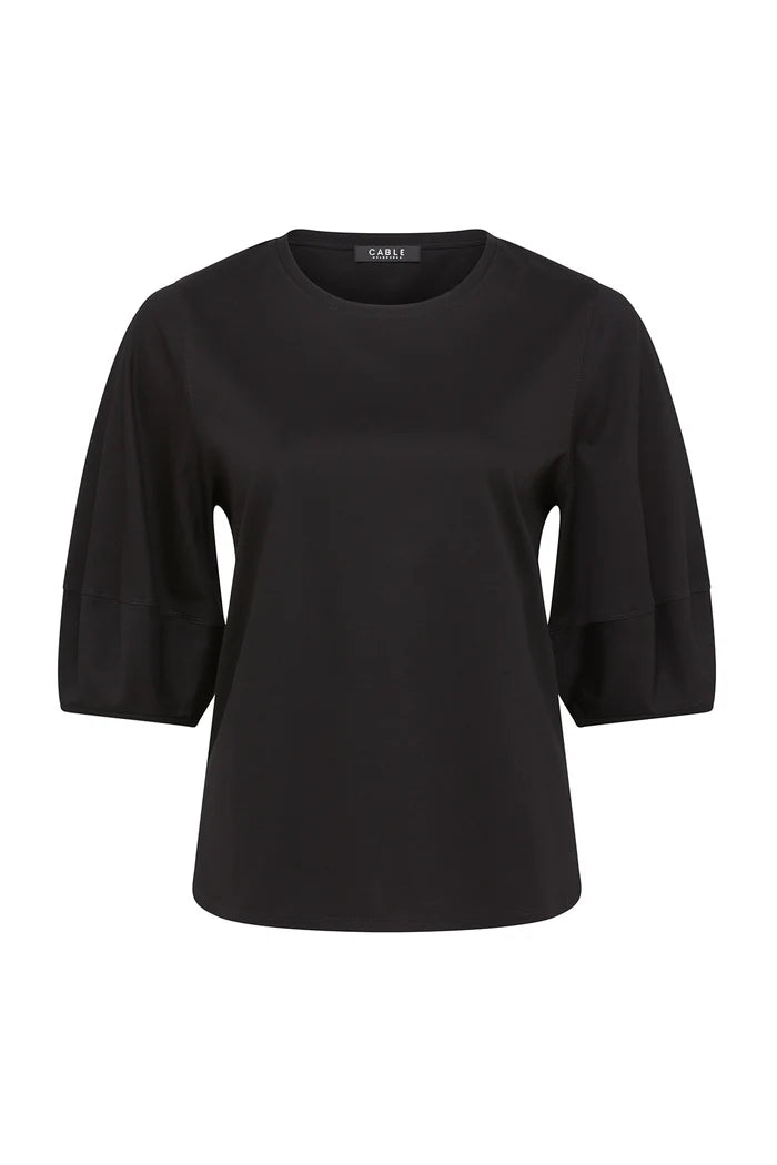 Pima Lantern Sleeve Top