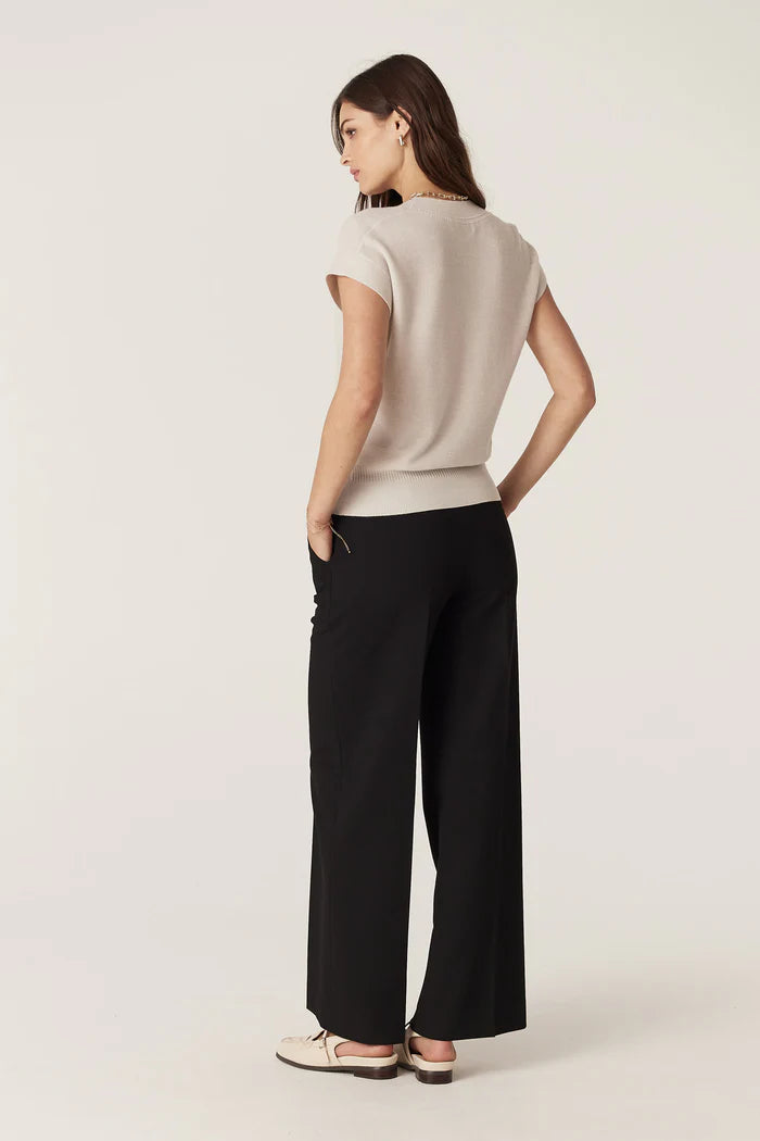 Abigail Merino Top - Antique White