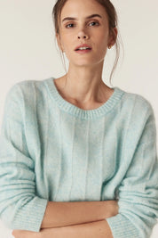 Colour Me Crew Jumper- Azure - Presence Hamilton