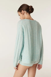 Colour Me Crew Jumper- Azure - Presence Hamilton