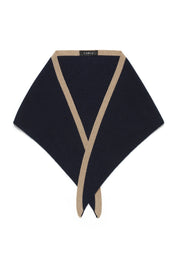 Cashwool Neck Scarf -Navy - Presence Hamilton