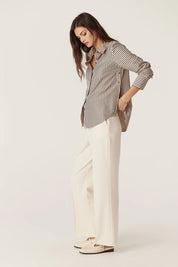 Jamie Stripe Shirt - Khaki Stripe