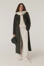 Evans Wool Coat -Forest Green - Presence Hamilton