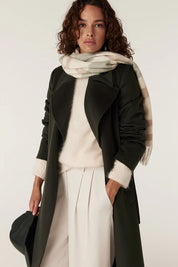 Evans Wool Coat -Forest Green - Presence Hamilton