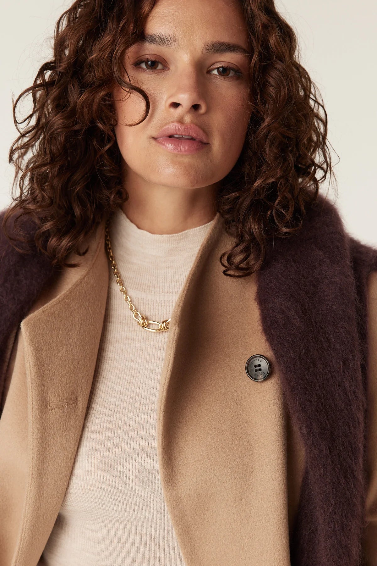Eton Wool Coat - Camel - Presence Hamilton