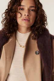 Eton Wool Coat - Camel - Presence Hamilton
