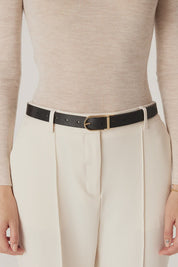 Reversible Belt -Black & Green - Presence Hamilton