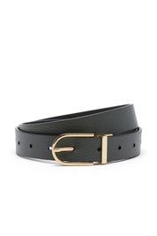 Reversible Belt -Black & Green - Presence Hamilton
