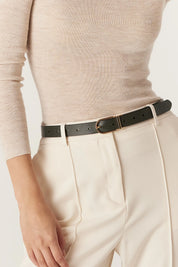 Reversible Belt -Black & Green - Presence Hamilton