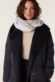 Pure Wool Scarf - Blue Check - Presence Hamilton