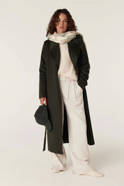 Pure Wool Scarf - Sage Check - Presence Hamilton