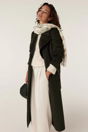 Pure Wool Scarf - Sage Check - Presence Hamilton
