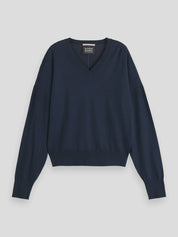 Core V-Neck Relaxed Pullover