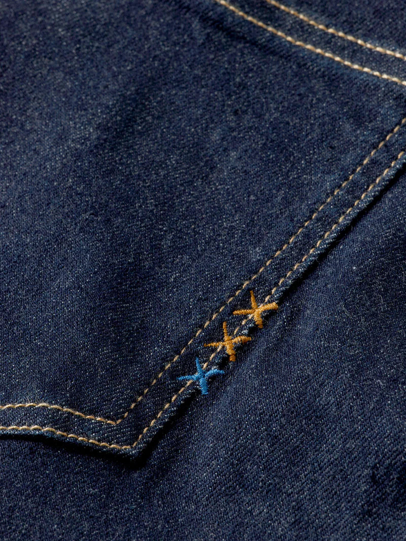 Sky Straight jean 32in Leg- Clean Blue