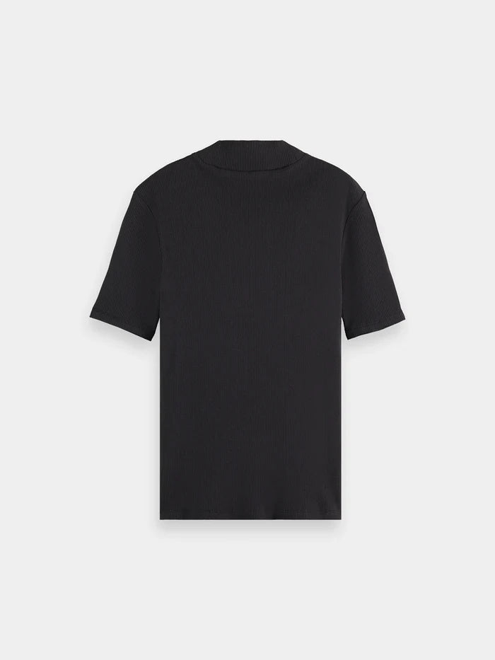 Core Mockneck Rib T-Shirt