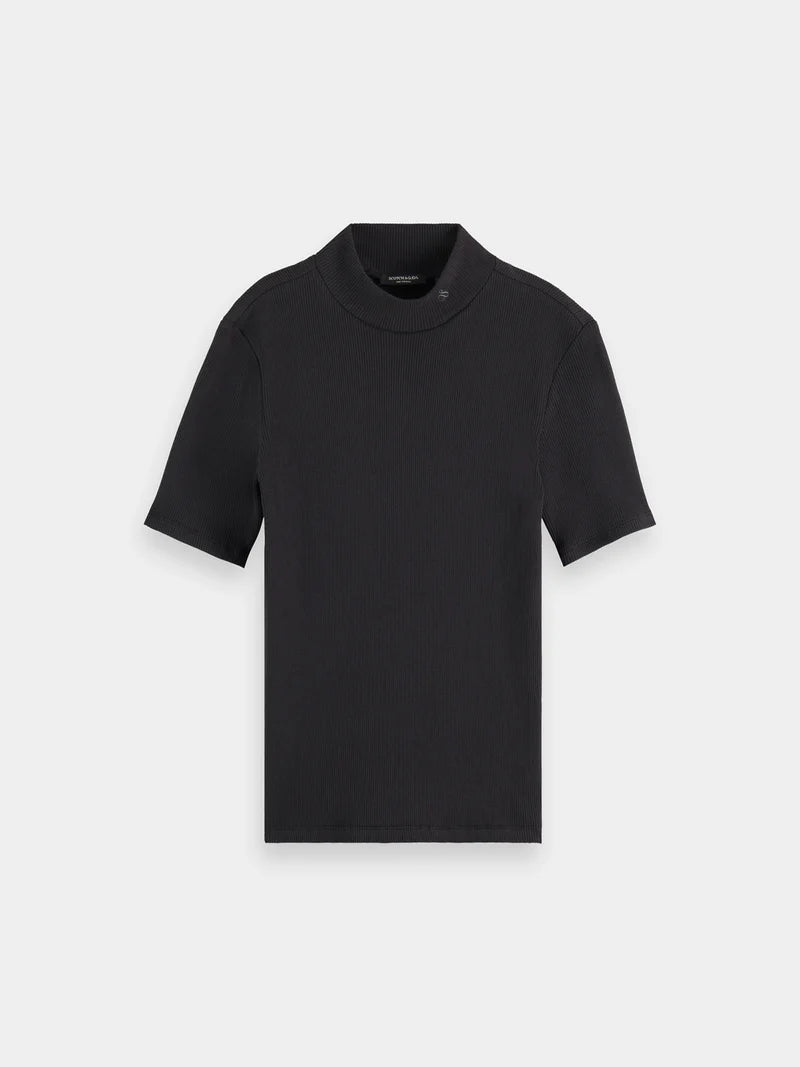 Core Mockneck Rib T-Shirt