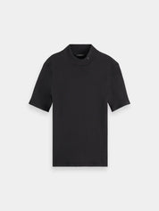 Core Mockneck Rib T-Shirt
