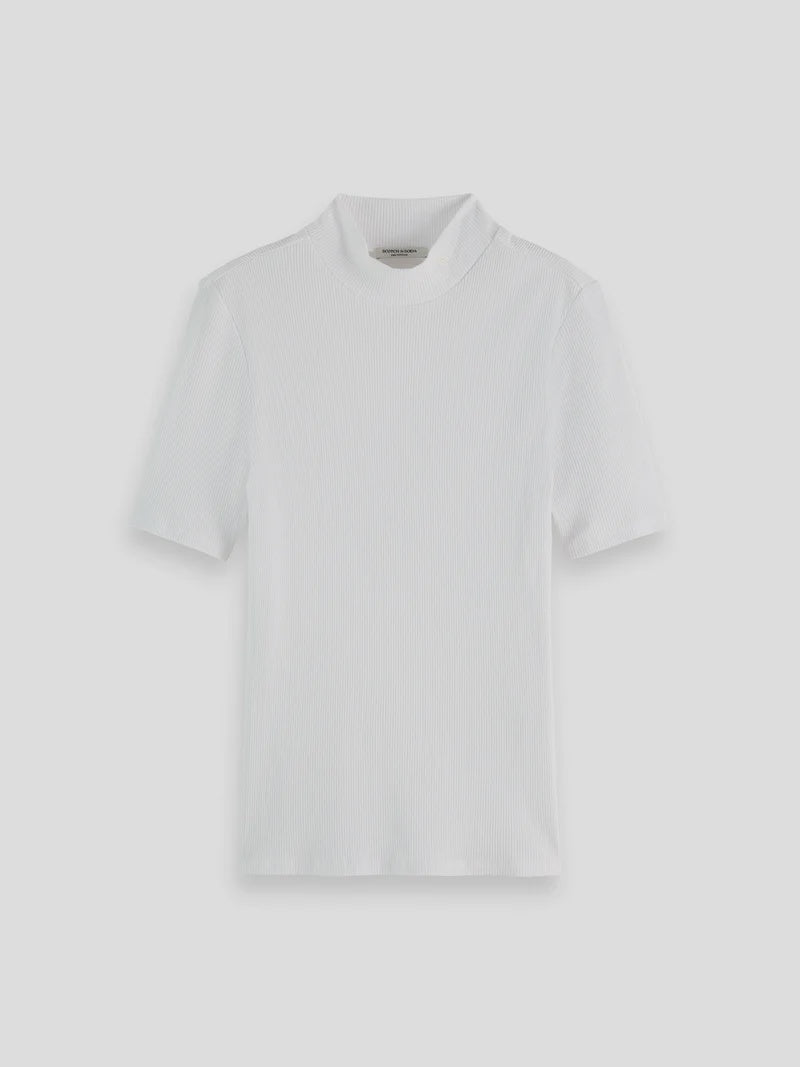 Core Mockneck Rib T-Shirt