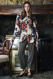 Off Track Pant- Multi Check
