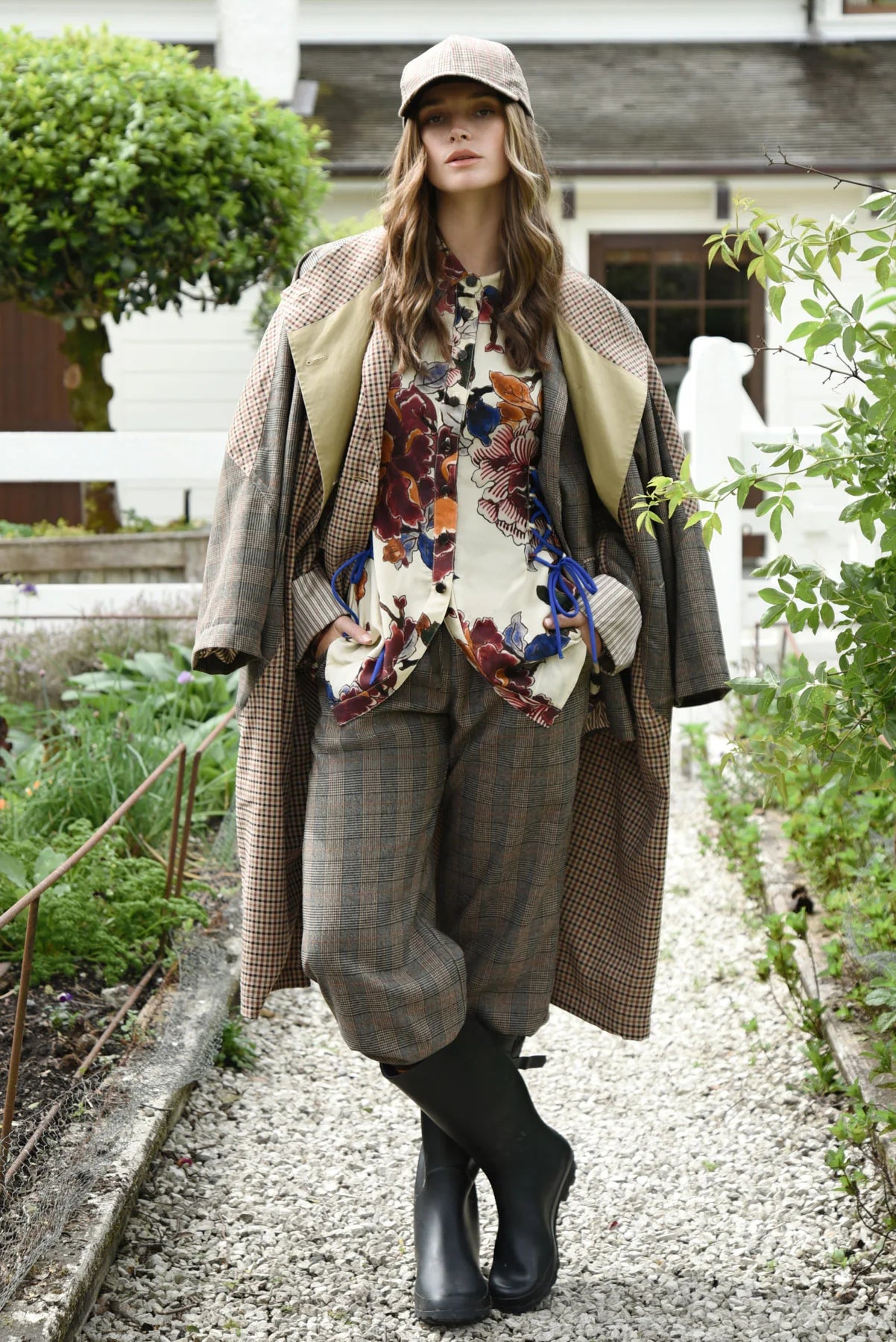 Off Track Pant- Multi Check