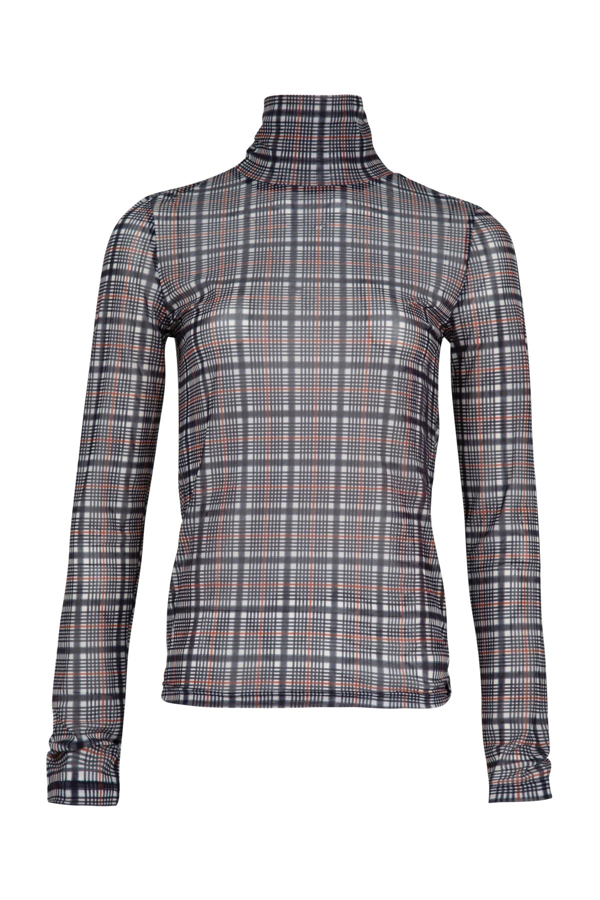 It's Neck and Neck Top- Russet Check - Presence Hamilton