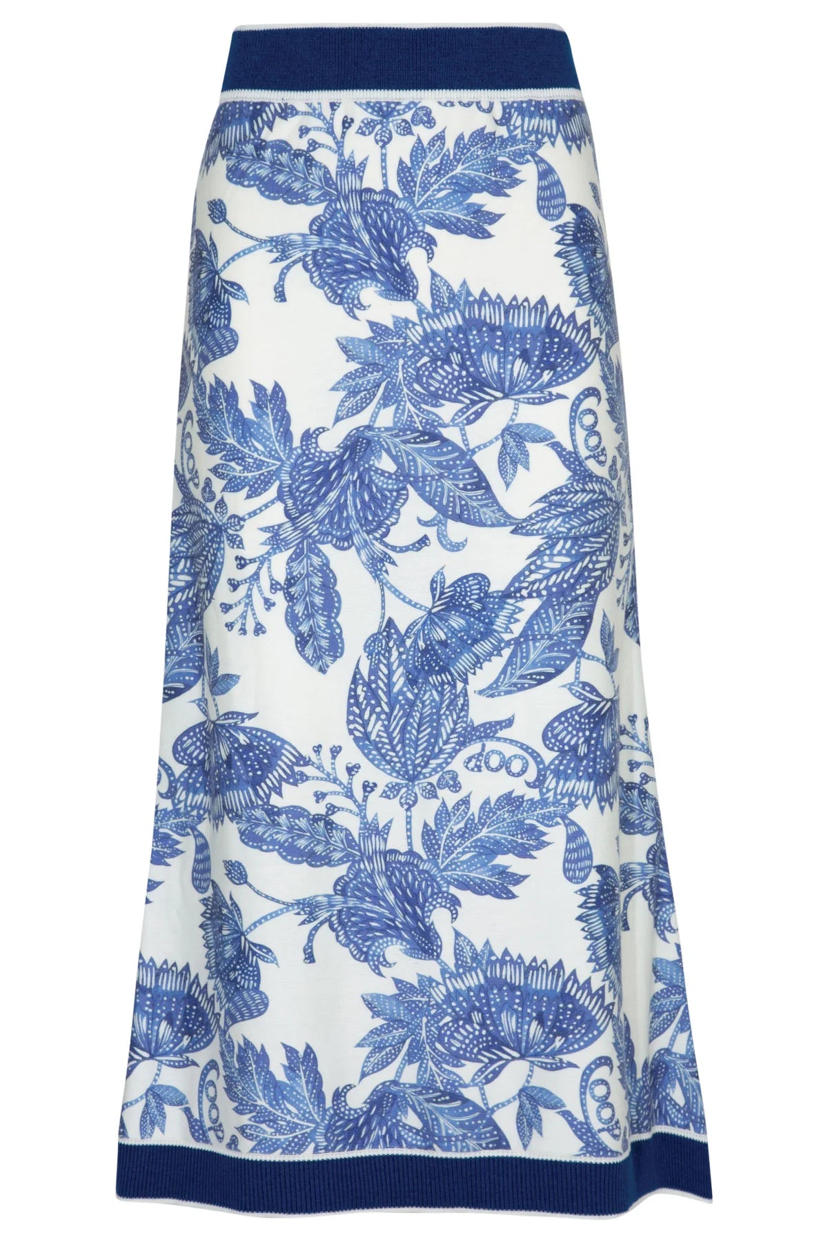 Bleu Print Skirt