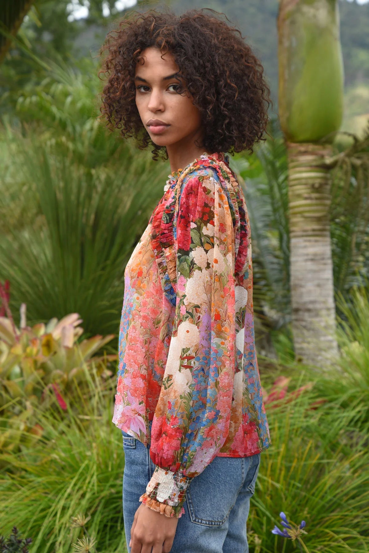 Meadow Muse Blouse - Floral