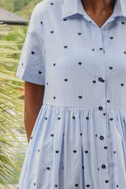 Follow Your Heart Dress- Blue