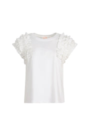 Ruffle Energy T-Shirt - White