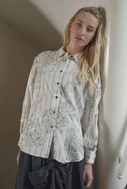 Thread Ahead Shirt- Cream - Presence Hamilton