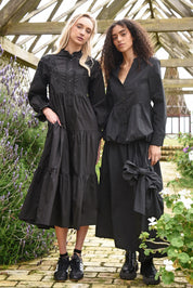Go Big or Bow Home Skirt -Black - Presence Hamilton
