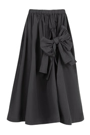 Go Big or Bow Home Skirt -Black - Presence Hamilton