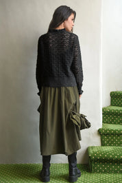 Go Big or Bow Home Skirt - Khaki